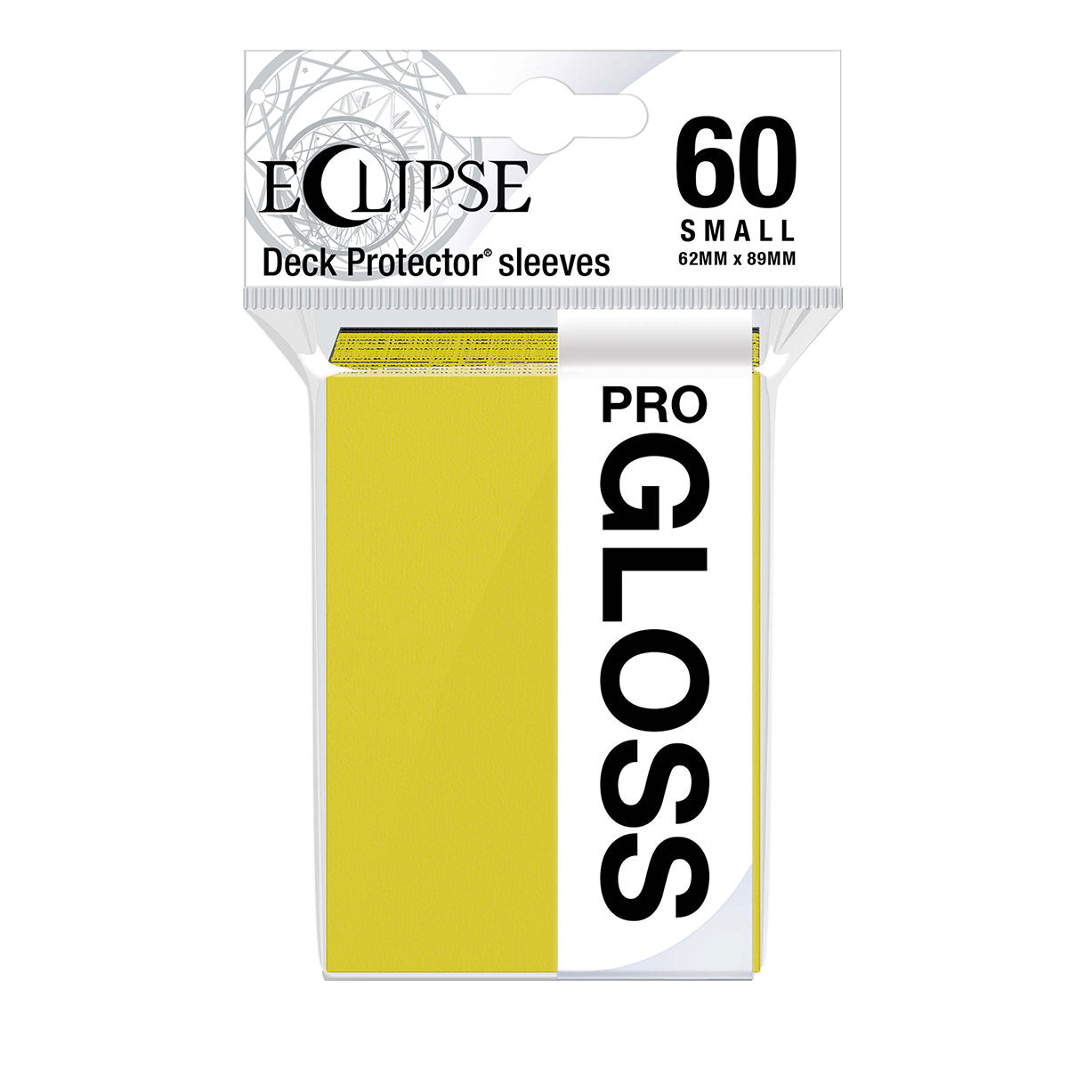 Ultra PRO ECLIPSE Gloss Small Deck Protector Sleeves (60ct) - Lemon Yellow – UP15632