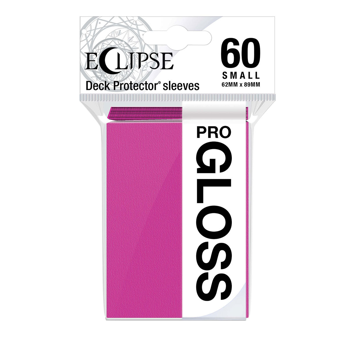 Ultra PRO ECLIPSE Gloss Small Deck Protector Sleeves (60ct) - Hot Pink – UP15633