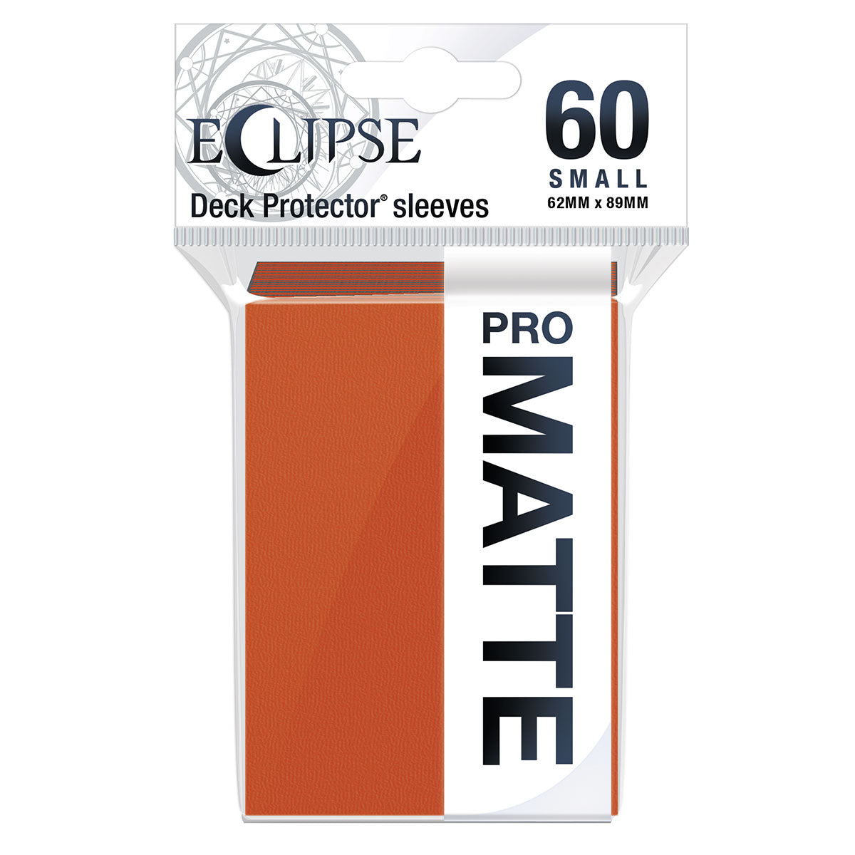 Ultra PRO ECLIPSE Matte Small Deck Protector Sleeves (60ct) - Pumpkin Orange – UP15643