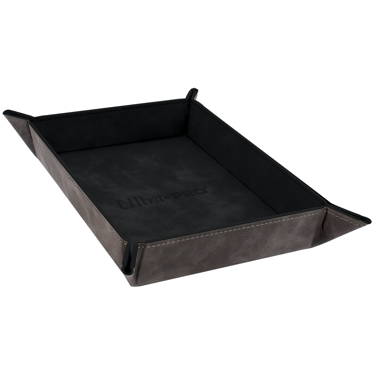Ultra PRO Suede Collection: Foldable Dice Rolling Tray – Jet Black – UP15717