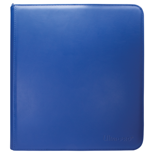 Ultra PRO Vivid Blue 12-Pocket Zippered PRO-BINDER Album – UP15740