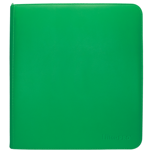Ultra PRO Vivid Green 12-Pocket Zippered PRO-Binder – UP15741