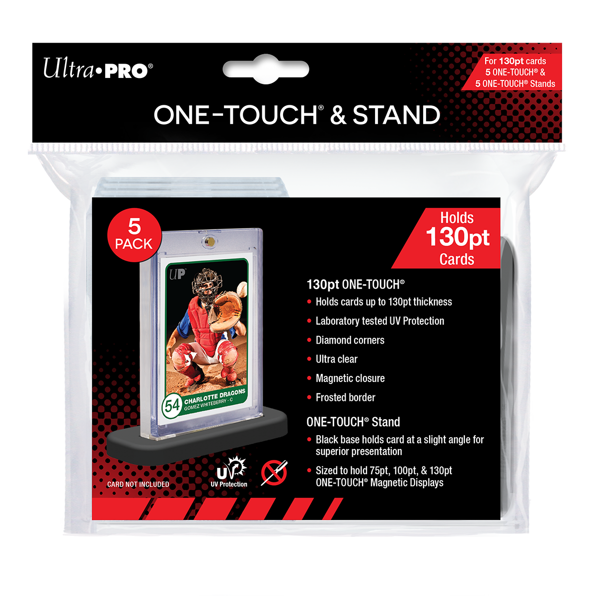 Ultra PRO 130PT ONE-TOUCH & Stands (5ct) – UP15771