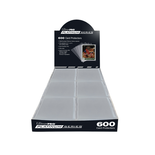 Ultra PRO Platinum Series Card Protector Sleeves for Standard Trading Cards – 6 Packs (600ct) – UP15853