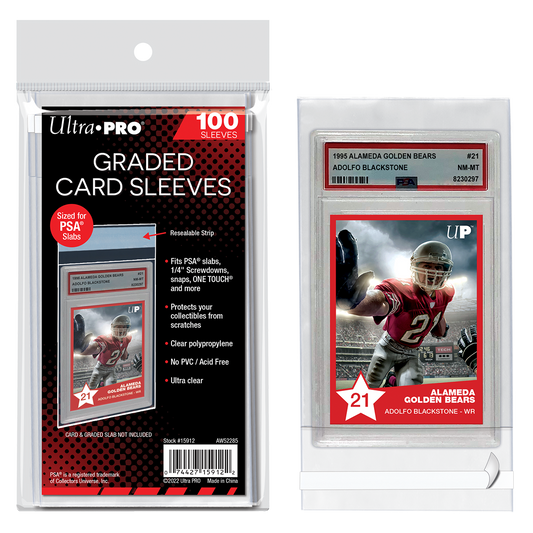 Ultra PRO PSA Graded Card Sleeves (100ct) – UP15912