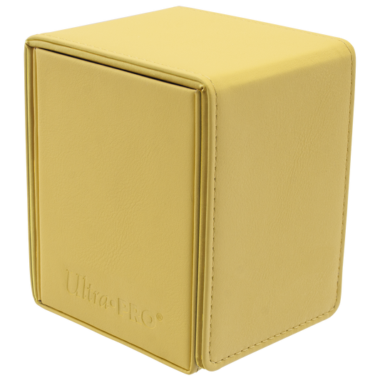 Ultra PRO Vivid ALCOVE Flip DECK BOX - Yellow – UP15926