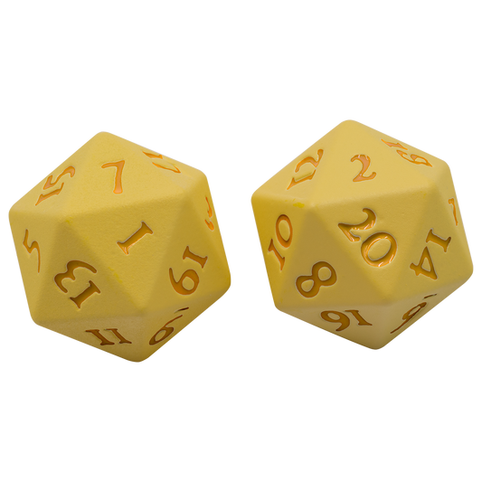 Ultra PRO Vivid HEAVY METAL Dice – Yellow – UP15941