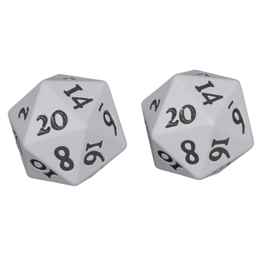 Ultra PRO Vivid HEAVY METAL Dice - White – UP16180