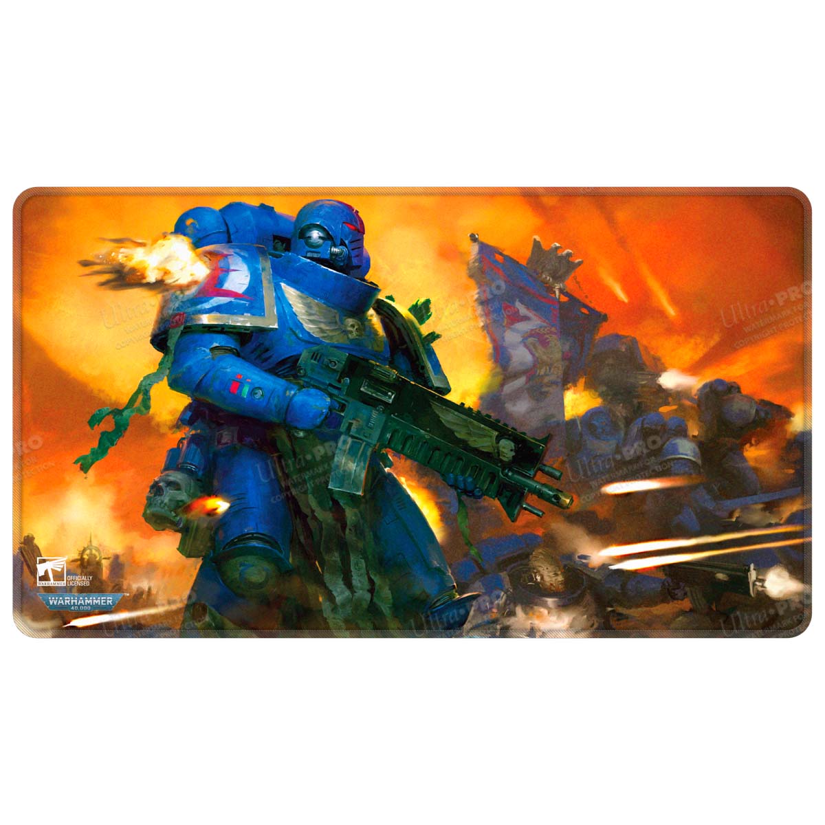 Ultra PRO Space Marines - Adeptus Astartes - Stitched Edge Playmat for Warhammer 40,000 – UP16481