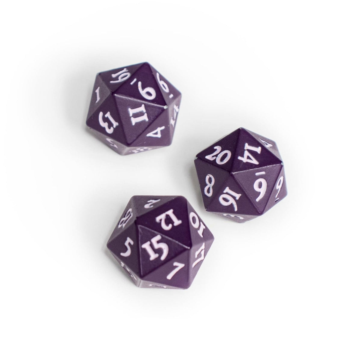 Ultra PRO Vivid HEAVY METAL D20 Dice - Midnight Plum – UP16488