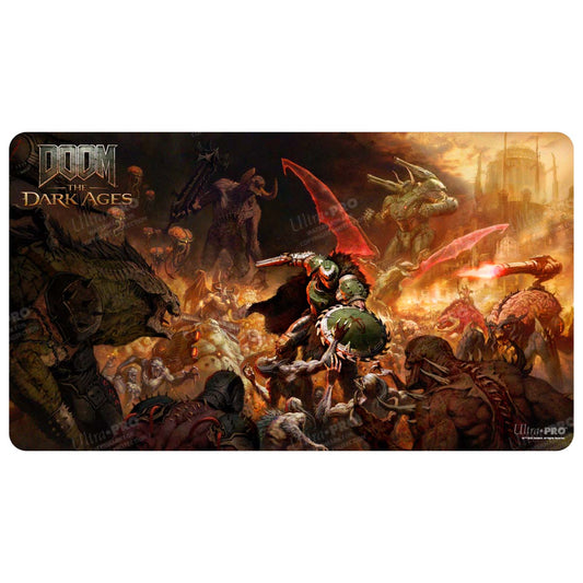 Ultra PRO DOOM: THE DARK AGES - ONSLAUGHT - Playmat – UP16616