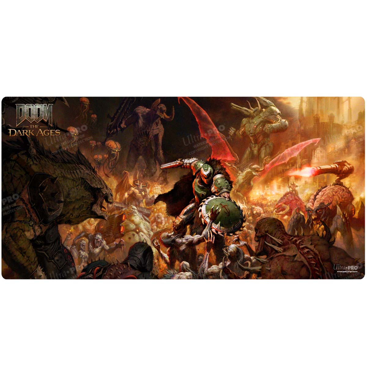 Ultra PRO DOOM: THE DARK AGES - ONSLAUGHT - Extended Playmat – UP16618