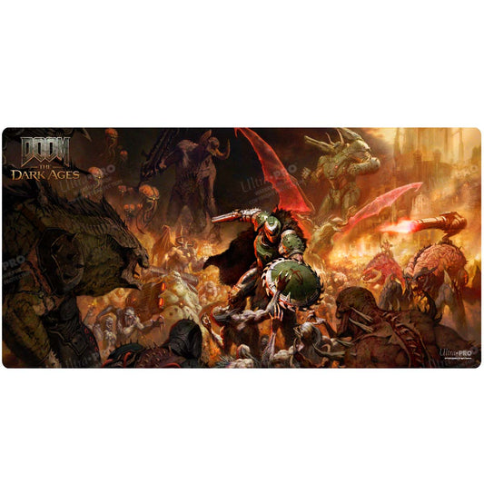Ultra PRO DOOM: THE DARK AGES - ONSLAUGHT - Extended Playmat – UP16618