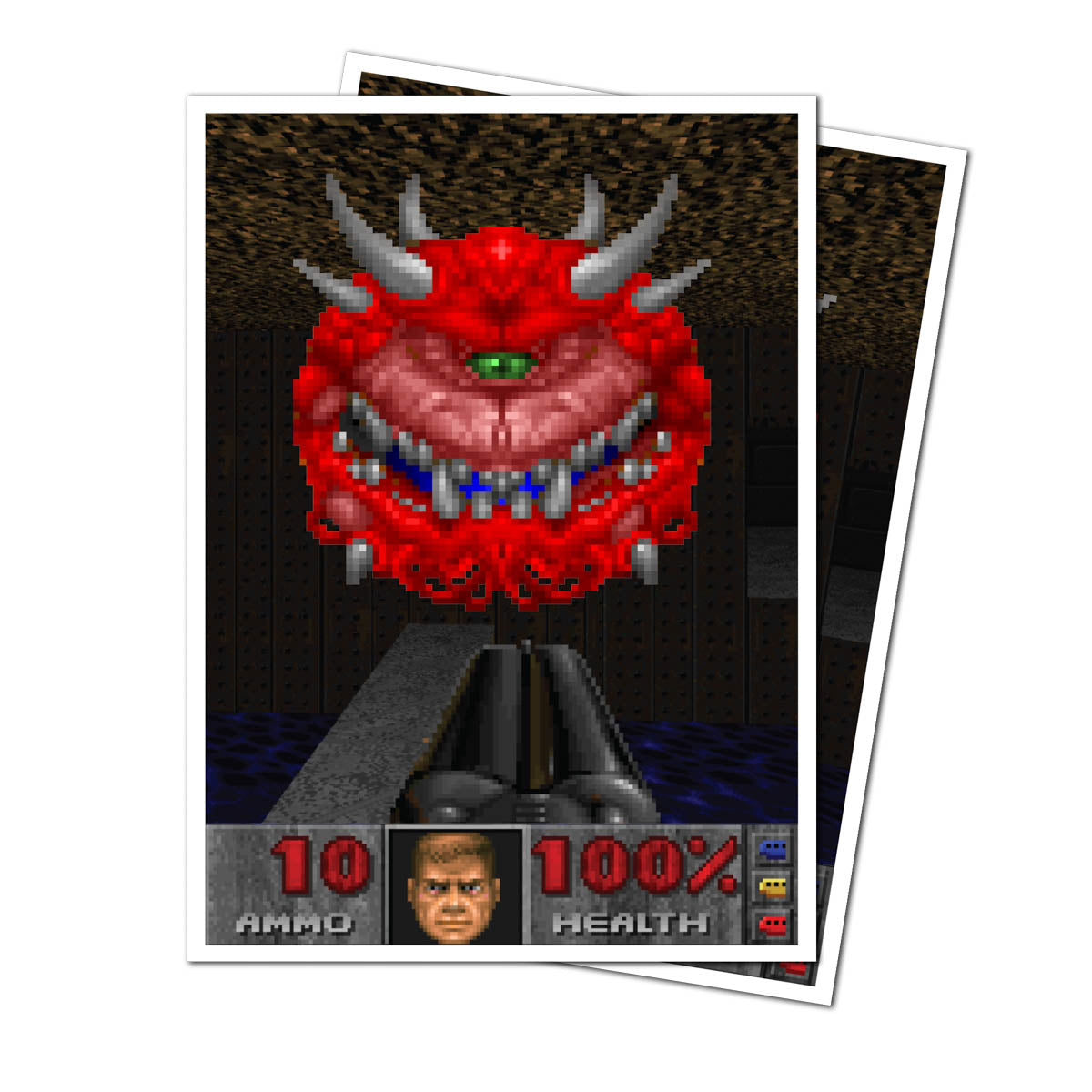 Ultra PRO DOOM - CACODEMON - APEX Deck Protector Sleeves – UP16621