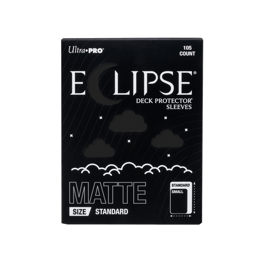 Ultra PRO ECLIPSE Matte Standard Deck Protector Sleeves: Jet Black - 105ct – UP16680
