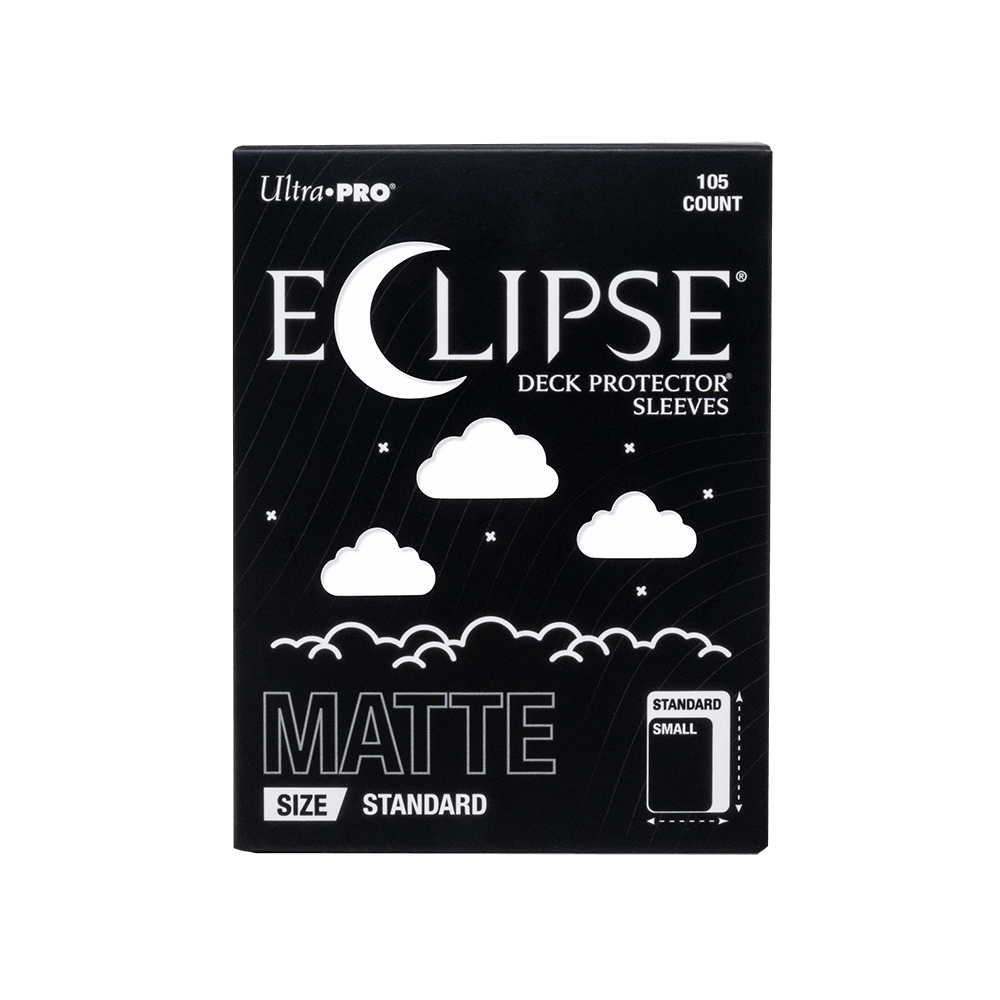 Ultra PRO ECLIPSE Matte Standard Deck Protector Sleeves: Arctic White - 105ct – UP16681