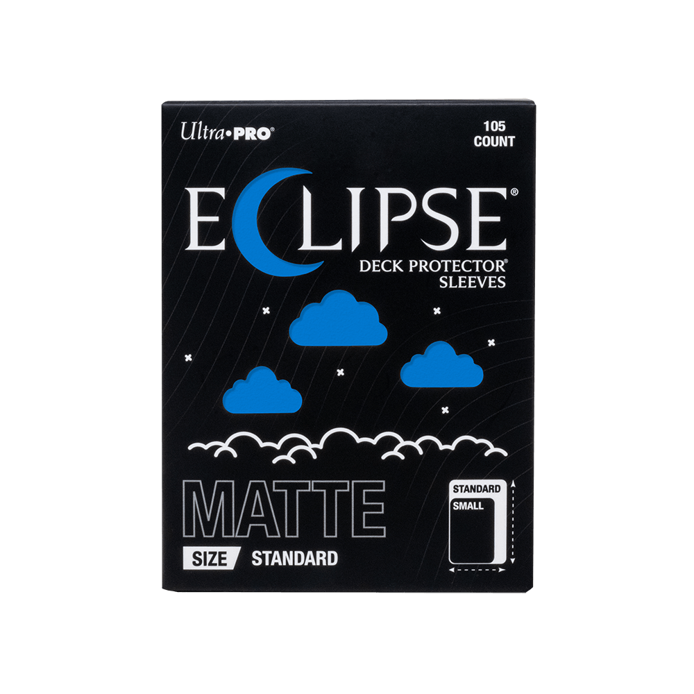 Ultra PRO ECLIPSE Matte Standard Deck Protector Sleeves: Pacific Blue - 105ct – UP16682