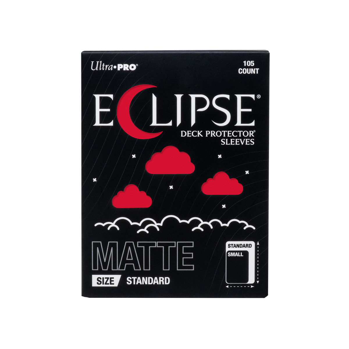 Ultra PRO ECLIPSE Matte Standard Deck Protector Sleeves: Apple Red - 105ct – UP16684