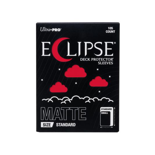 Ultra PRO ECLIPSE Matte Standard Deck Protector Sleeves: Apple Red - 105ct – UP16684