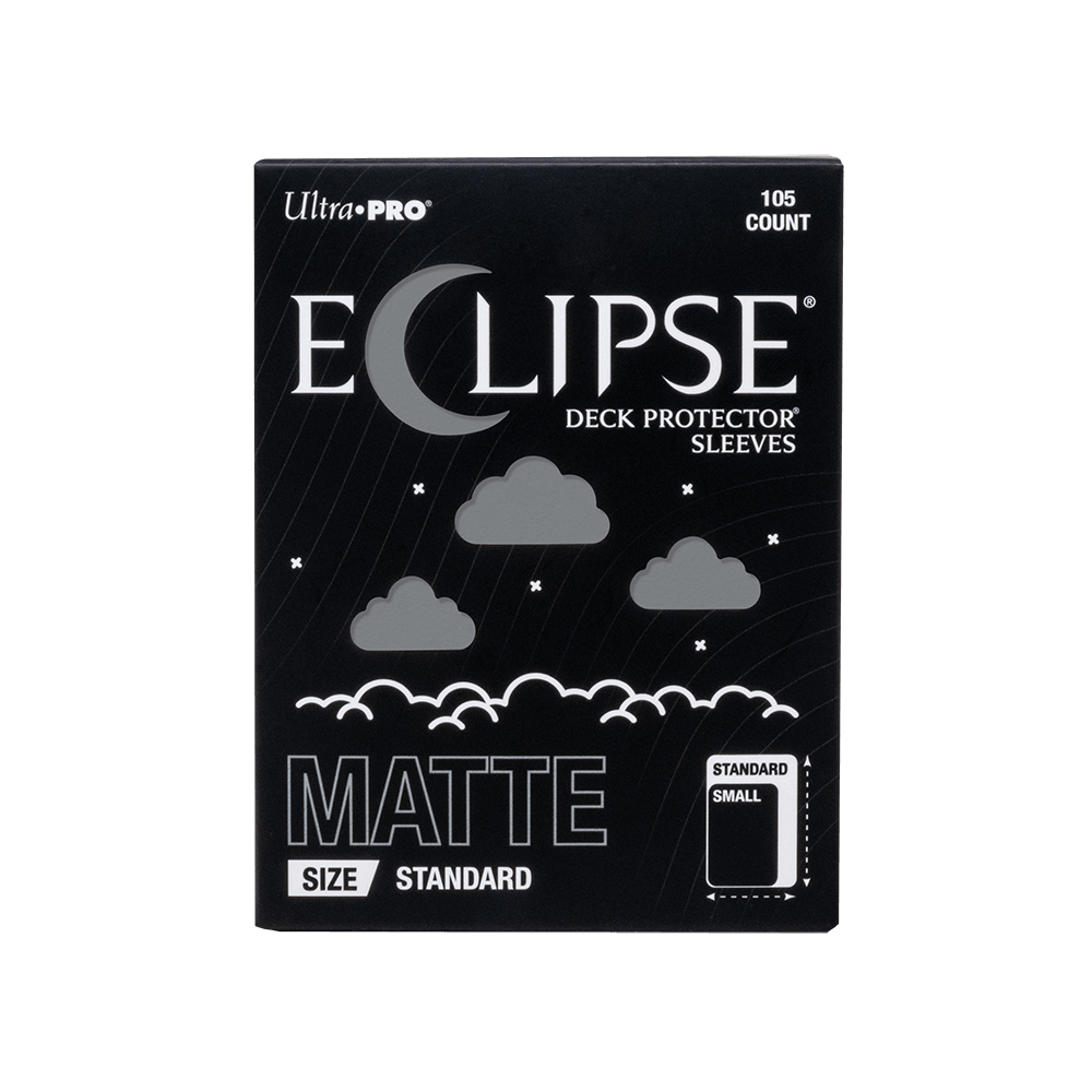 Ultra PRO ECLIPSE Matte Standard Deck Protector Sleeves: Smoke Grey - 105ct – UP16689