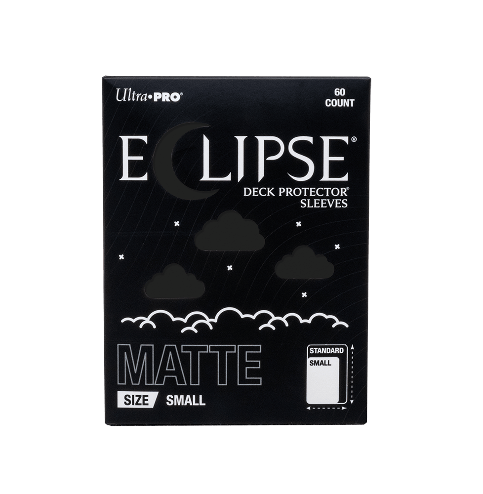 Ultra PRO ECLIPSE Matte Small Deck Protector Sleeves: Jet Black - 60ct – UP16690