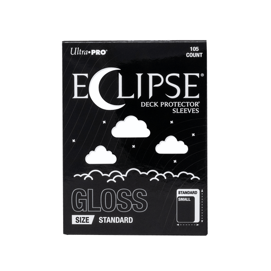 Ultra PRO ECLIPSE Gloss Standard Deck Protector Sleeves: Arctic White - 105ct – UP16701