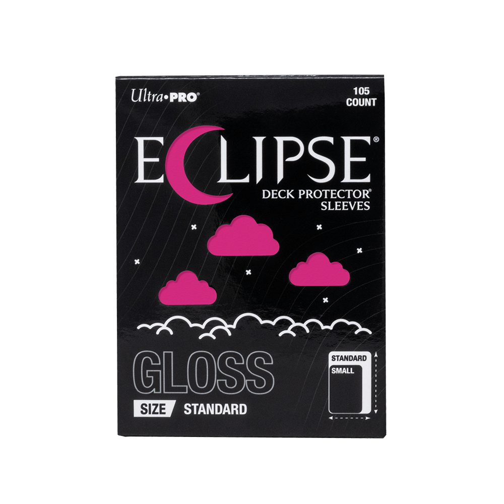 Ultra PRO ECLIPSE Gloss Standard Deck Protector Sleeves: Hot Pink - 105ct – UP16708