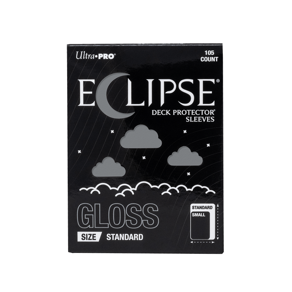 Ultra PRO ECLIPSE Gloss Standard Deck Protector Sleeves: Smoke Grey - 105ct – UP16709