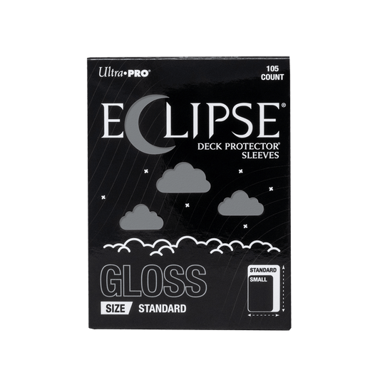 Ultra PRO ECLIPSE Gloss Standard Deck Protector Sleeves: Smoke Grey - 105ct – UP16709