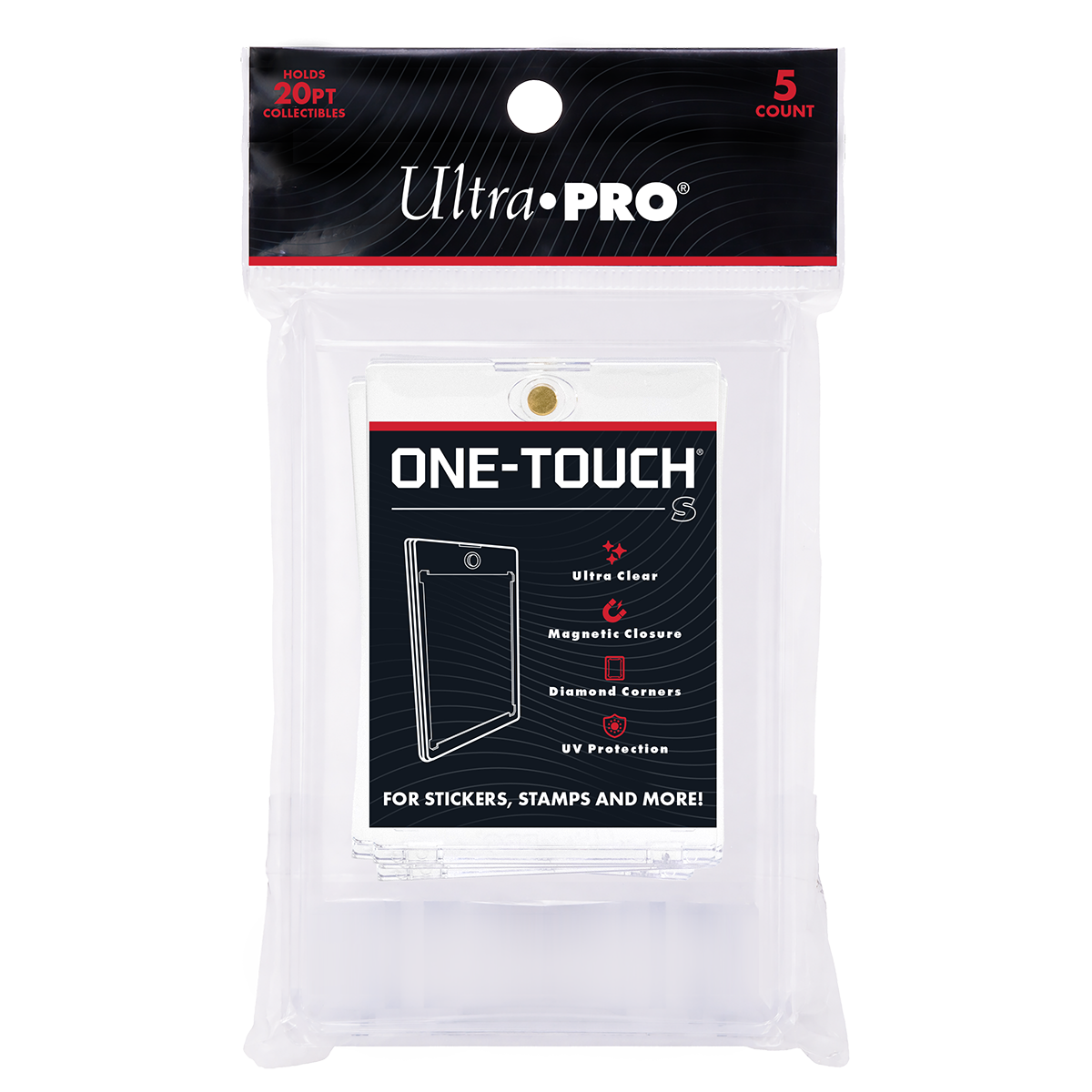 Ultra PRO ONE-TOUCH S Magnetic Sticker Holder (5ct) – UP16898