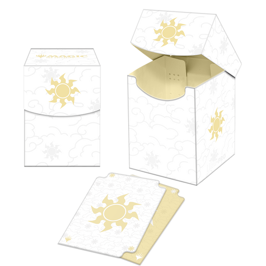 Ultra PRO Mana 8 - 100+ DECK BOX - Plains for Magic: The Gathering – UP19925