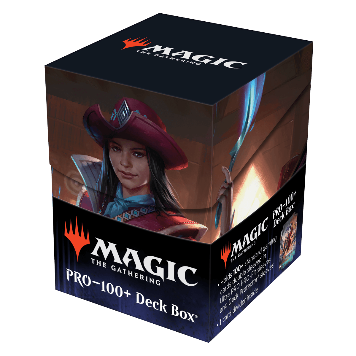 Ultra PRO Outlaws of Thunder Junction Stella Lee, Wild Card 100+ DECK BOX for Magic: The Gathering – UP38360
