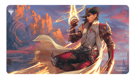 Ultra PRO Outlaws of Thunder Junction Kellan, the Kid Key Art Standard Gaming Playmat for Magic: The Gathering – UP38388