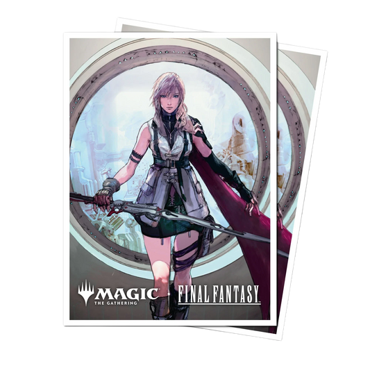 Ultra PRO MAGIC: THE GATHERING—FINAL FANTASY Lightning, Army of One 105ct APEX Deck Protector Sleeves for Magic: The Gathering – UP38488