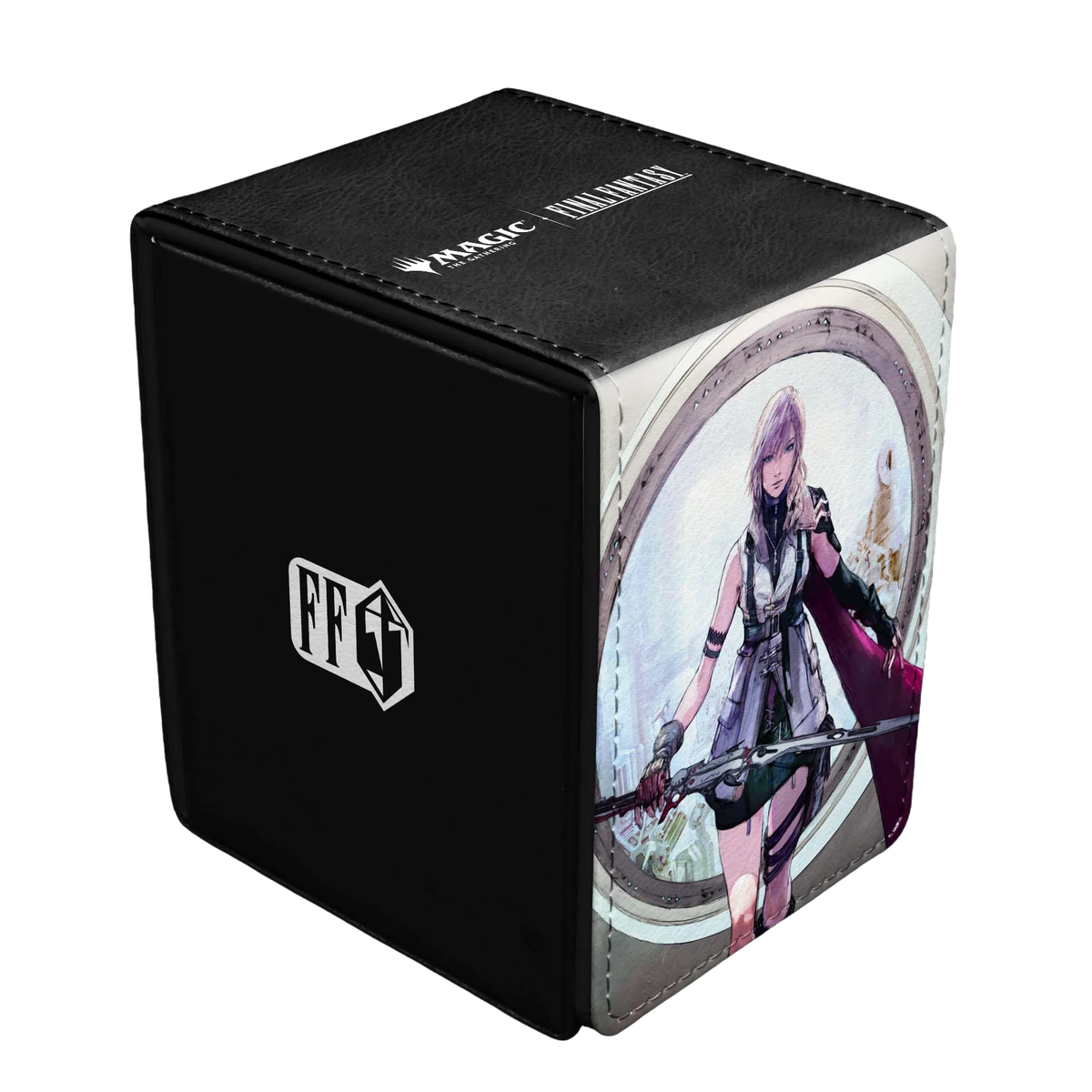 Ultra PRO MAGIC: THE GATHERING—FINAL FANTASY Lightning, Army of One ALCOVE Flip DECK BOX for Magic: The Gathering – UP38493