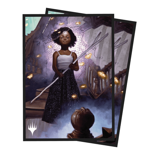 Ultra PRO Duskmourn Aminatou, Veil Piercer (Commander) 100ct Deck Protector Sleeves for Magic: The Gathering – UP38581