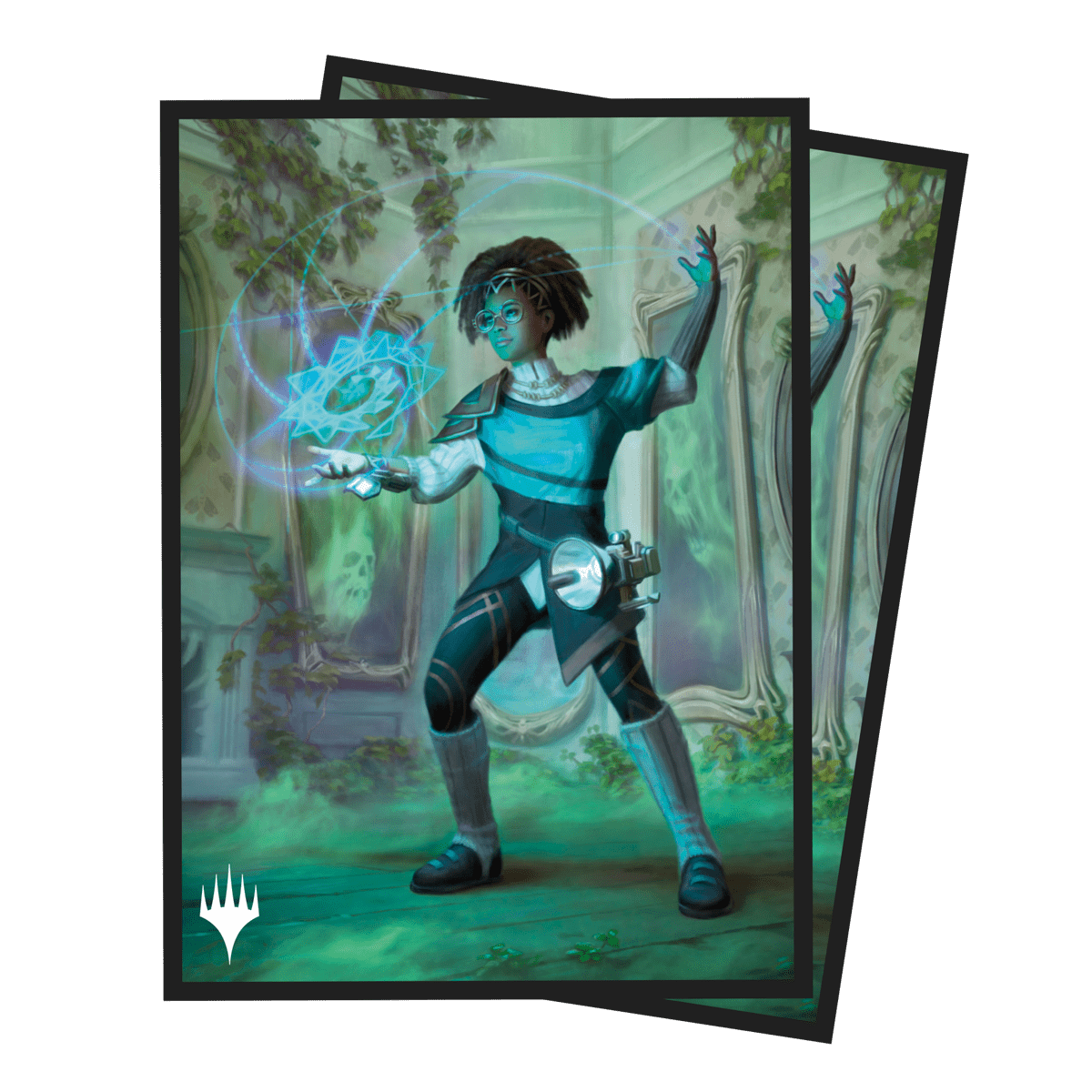 Ultra PRO Duskmourn Zimone, Mystery Unraveler (Commander) 100ct Deck Protector Sleeves for Magic: The Gathering – UP38583