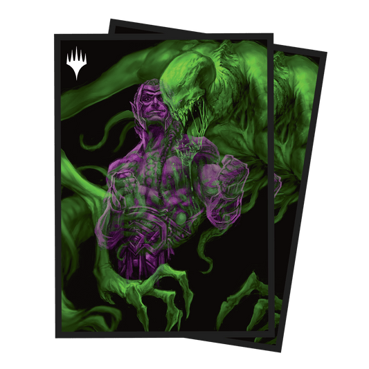 Ultra PRO Duskmourn Tyvar, the Pummeler (Double Exposure Alt) 100ct Deck Protector Sleeves for Magic: The Gathering – UP38586
