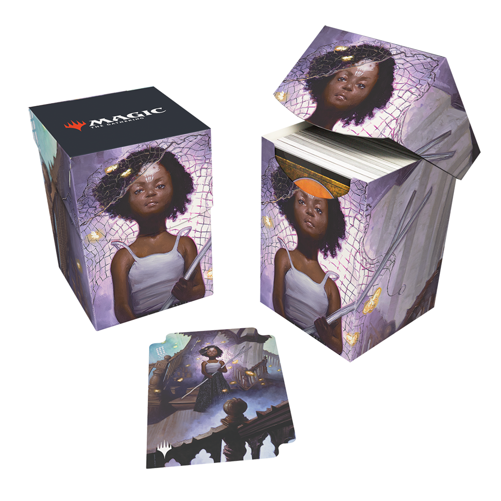 Ultra PRO Duskmourn Aminatou, Veil Piercer (Commander) 100+ DECK BOX for Magic: The Gathering – UP38592