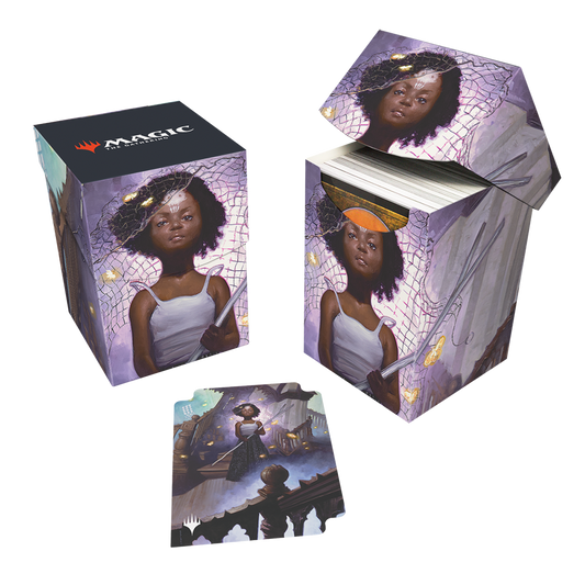 Ultra PRO Duskmourn Aminatou, Veil Piercer (Commander) 100+ DECK BOX for Magic: The Gathering – UP38592