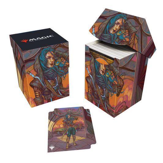 Ultra PRO Aetherdrift Sita Varma, Masked Racer 100+ DECK BOX for Magic: The Gathering – UP38669
