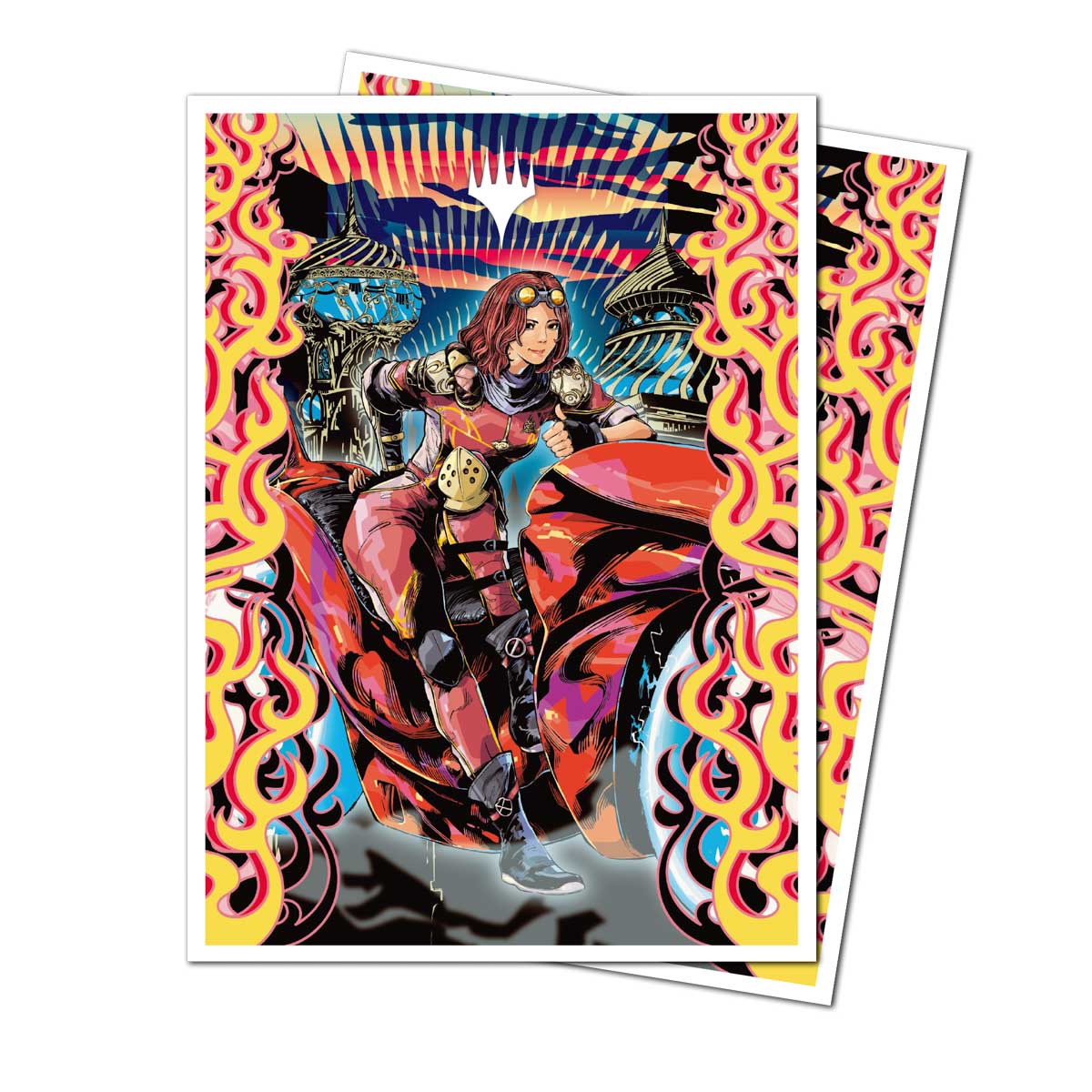 Ultra PRO Aetherdrift Chandra, Spark Hunter 105ct APEX Deck Protector Sleeves for Magic: The Gathering – UP38673