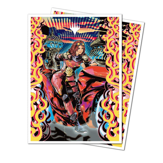 Ultra PRO Aetherdrift Chandra, Spark Hunter 105ct APEX Deck Protector Sleeves for Magic: The Gathering – UP38673