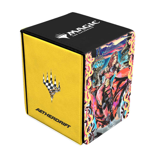Ultra PRO Aetherdrift Chandra, Spark Hunter ALCOVE Flip DECK BOX for Magic: The Gathering – UP38676