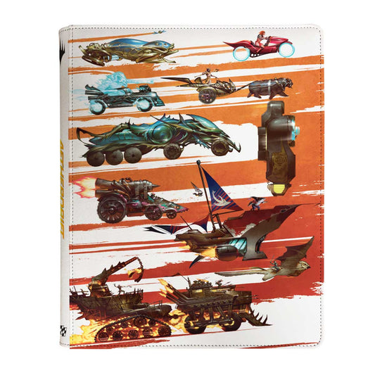 Ultra PRO Aetherdrift Finish Line Bundle Key Art 9-Pocket Premium Zippered PRO-BINDER for Magic: The Gathering – UP38678