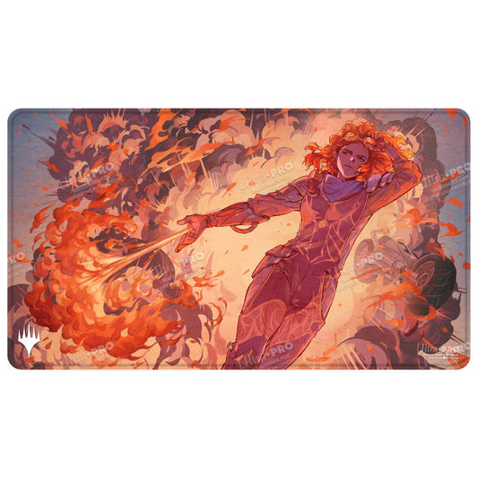 Ultra PRO Aetherdrift Chandra’s Ignition Stitched Edge Playmat for Magic: The Gathering – UP38700