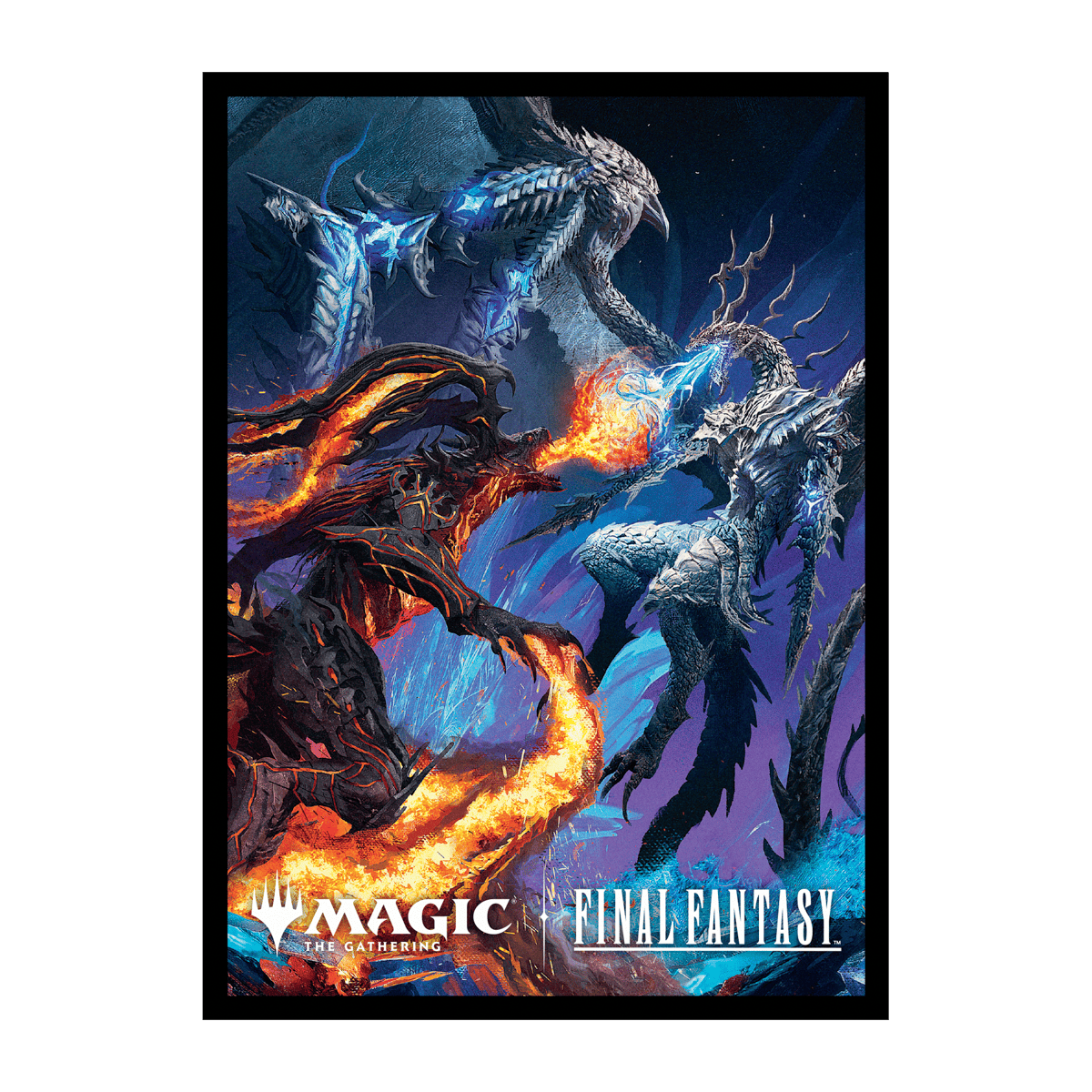 Ultra PRO Magic: The Gathering—FINAL FANTASY Bahamut and Ifrit 100ct Deck Protector Sleeves – UP38707