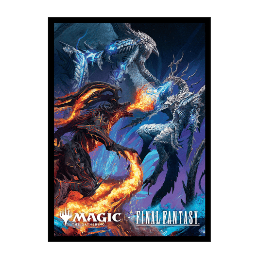 Ultra PRO Magic: The Gathering—FINAL FANTASY Bahamut and Ifrit 100ct Deck Protector Sleeves – UP38707
