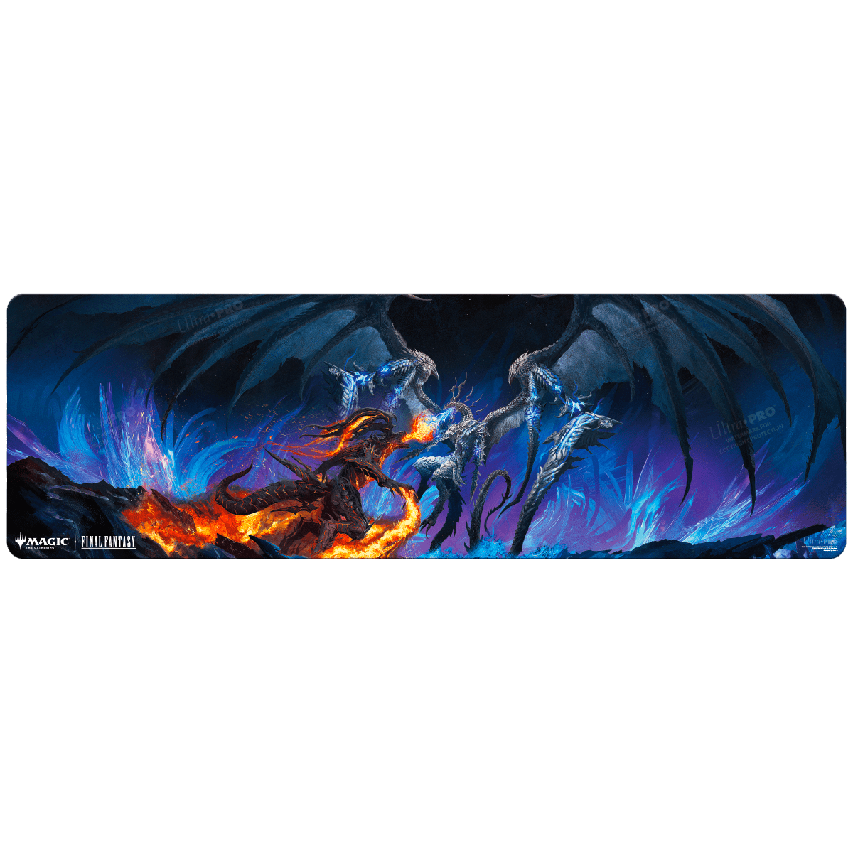 Ultra PRO Magic: The Gathering—FINAL FANTASY Bahamut and Ifrit 8ft Table Playmat – UP38739