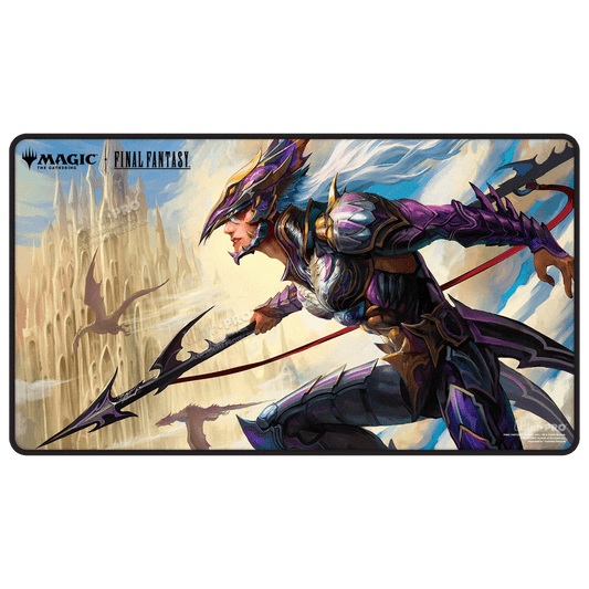 Ultra PRO Magic: The Gathering—FINAL FANTASY Kain, Traitorous Dragoon Black Stitched Playmat – UP38764